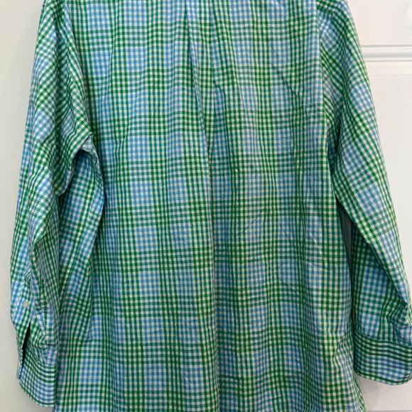 F.A. MacCluer XL Green Gingham Shirt 80s 2-Ply Broadcloth BUNDLE to save 20% - Picture 5 of 8